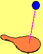 Child's paddle ball