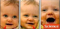 Laterlization in infant expressions