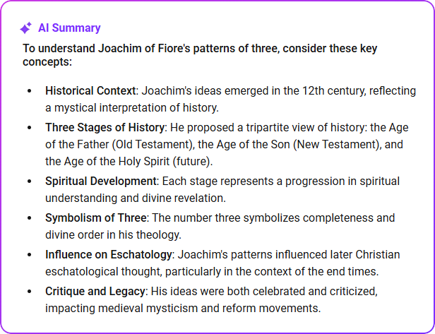 3's ideas in Joachim's theology