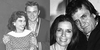 Johnny Cash, Vivian Liberto, and June Carter Cash