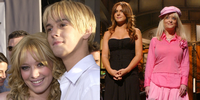 Aaron Carter, Hilary Duff, and Lindsay Lohan
