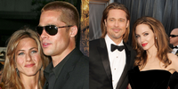 Brad Pitt, Jennifer Aniston, and Angelina Jolie
