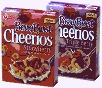 General Mill's Berry Burst Products