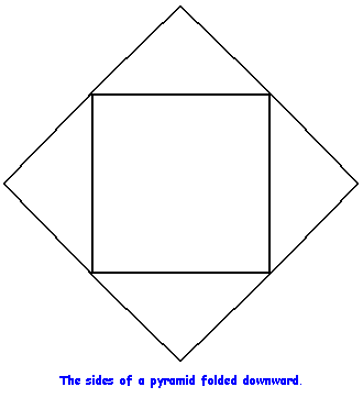 pyramid with sides folded down (3K)