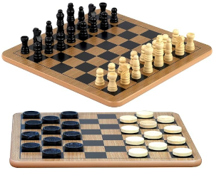 64 Squares on Chess and Checkers boards