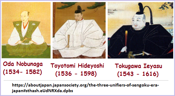 3 Unifiers of Japan