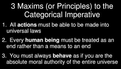 Immanuel Kant's 3 Maxims